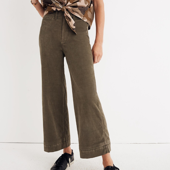 Madewell Pants - NWT MADEWELL Emmett Wide-Leg Crop Pants